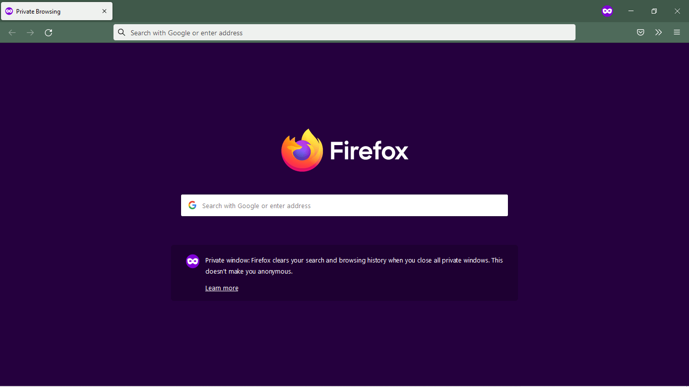 Firefox Incognito Step 3